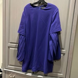 Dress size 12 purple color designer dress by Brandon maxwell